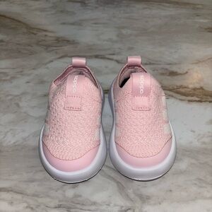 Adidas Kids Light Pink Slip-On Sneakers